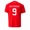 Schweiz Haris Seferovic #9 Hemmatröja VM 2022 Korta ärmar